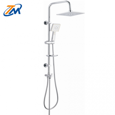 TM-1105 chrome bathroom shower accessories shower head column Rainfall shower head column set