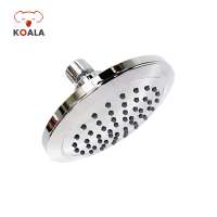 CUPC EPA DOE 6 inch ABS Plastic Chrome Plated Single Rain Function German Funny Top Shower Head