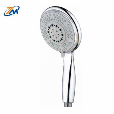 TM-2053 bathroom fittings ABS plastic chrome 5 Functions Handheld shower fittings spray Massage hand shower head