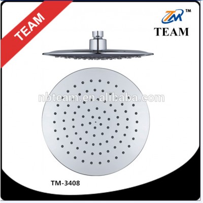 TM-3408 ABS plastic bathroom shower accessories 9 inches overhead shower head big rain top shower head